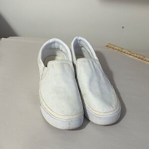Nike White Slip-On Athletic Shoes ladies size 7.5